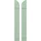 Ekena Millwork Americraft 2-Board (2 Batten) Wood Joined Board-n-Batten Shutters w/ Arch Top, ARW101BQ207X77SGH, PR ARW101BQ207X77SGH - alternate 1